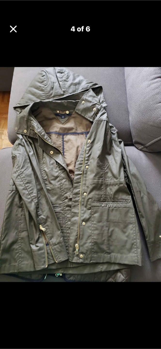Tommy Hilfiger Quilted Vest Women's XS Olive Green - photo 4