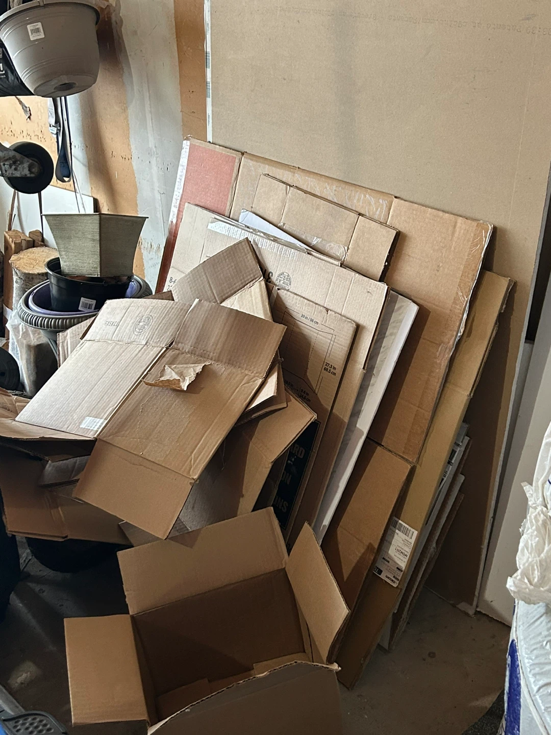 Assorted Cardboard Boxes