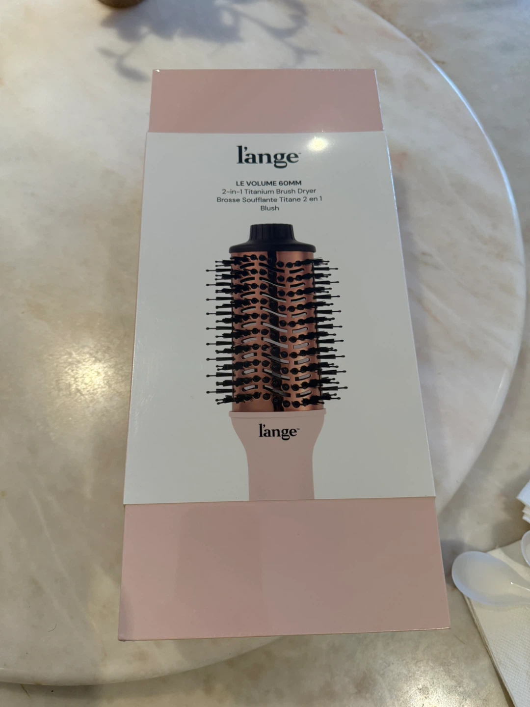 Lange Le Volume 60mm 2-in-1 Titanium Brush Dryer - Blush
