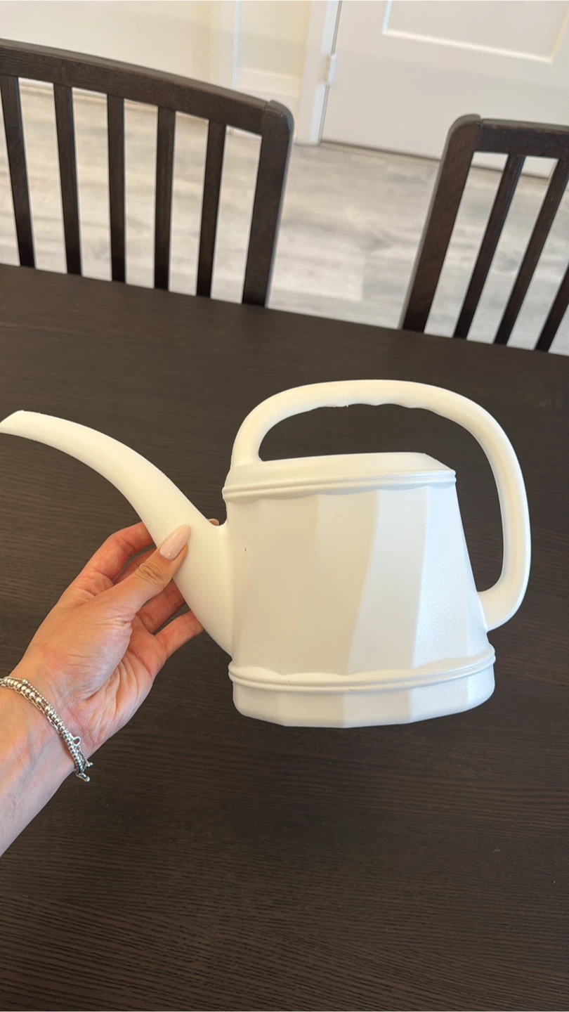 1L White Watering Can