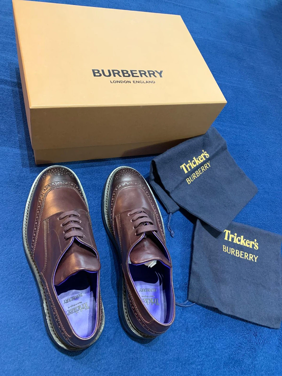 Authentic Burberry Wingtip Brogues. Size 13US - photo 5