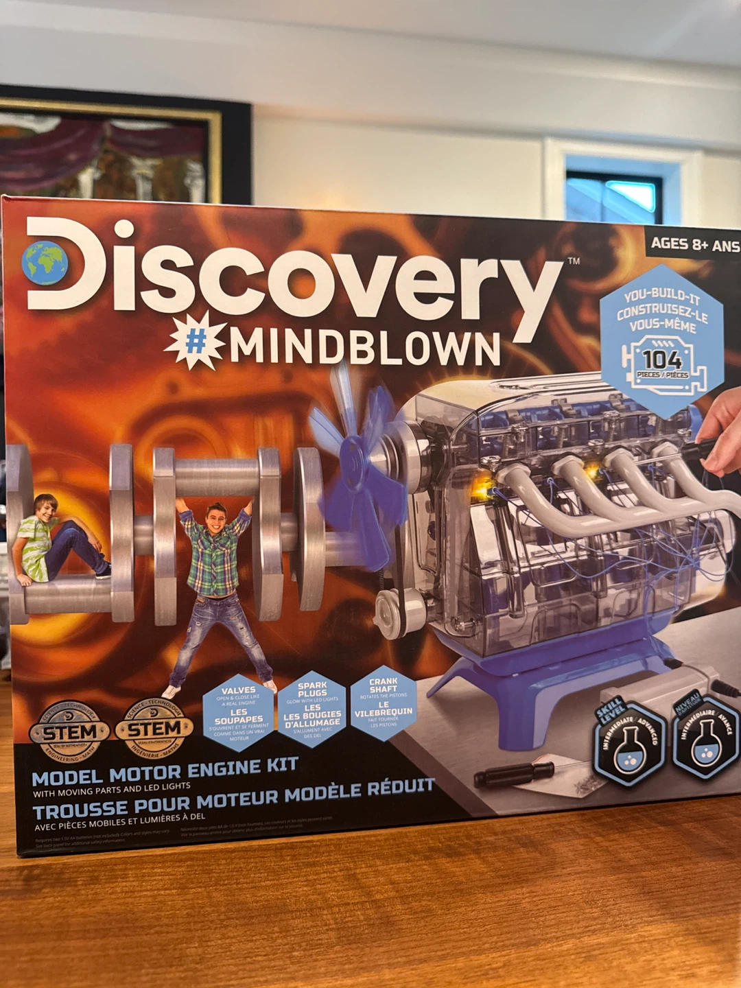 Discovery #Mindblown Model Motor Engine Kit