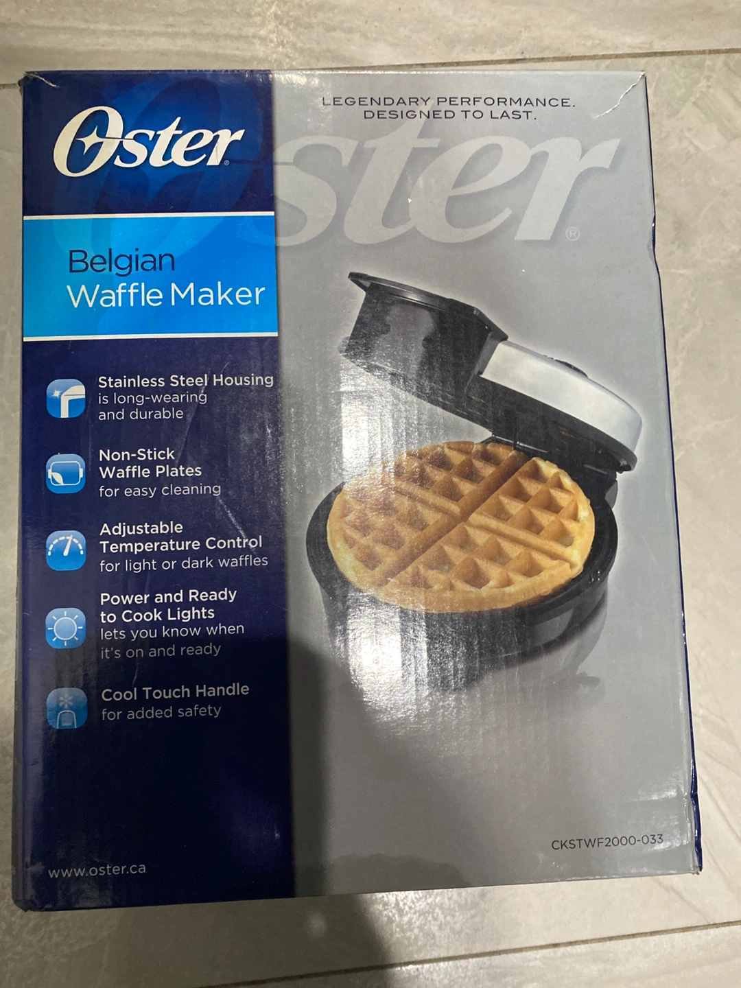 Oster Belgian Waffle Maker