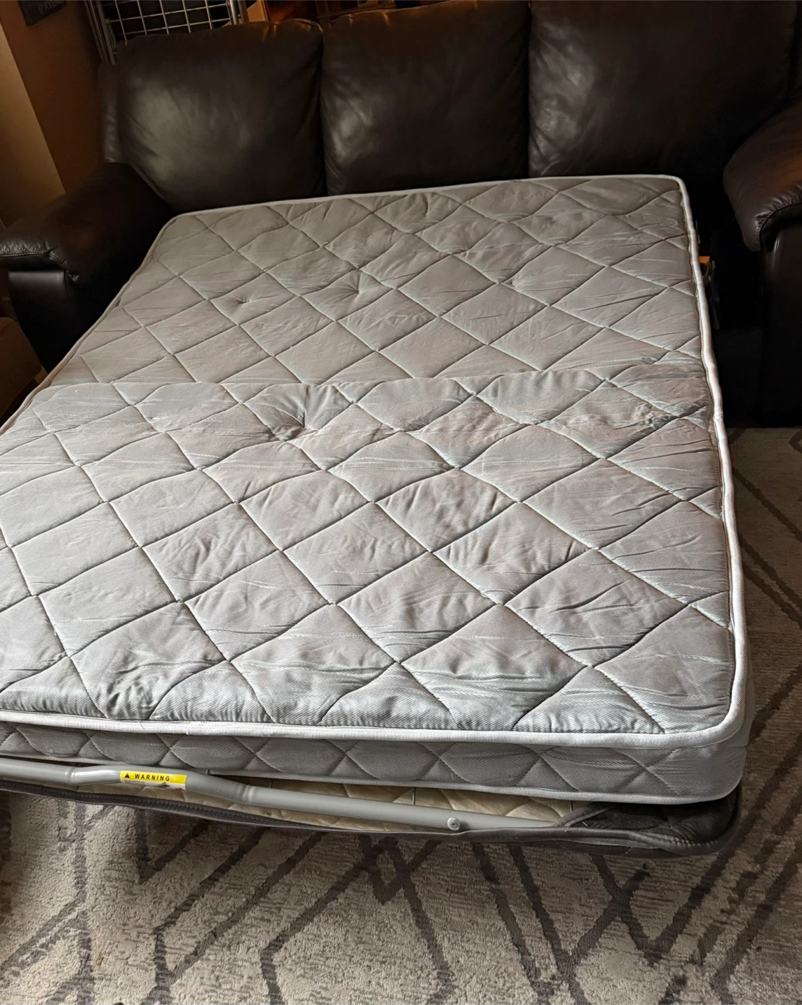 Couch with pull-out bed (double mattress) - photo 3