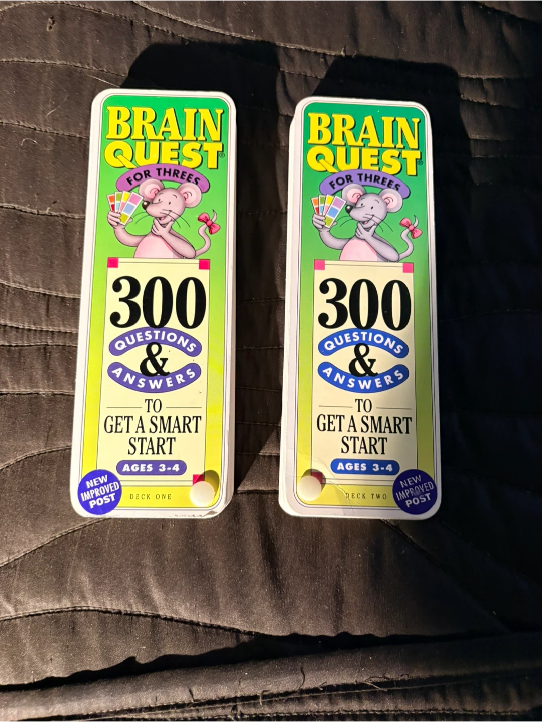 Brain Quest for Threes 300 Questions & Answers Decks