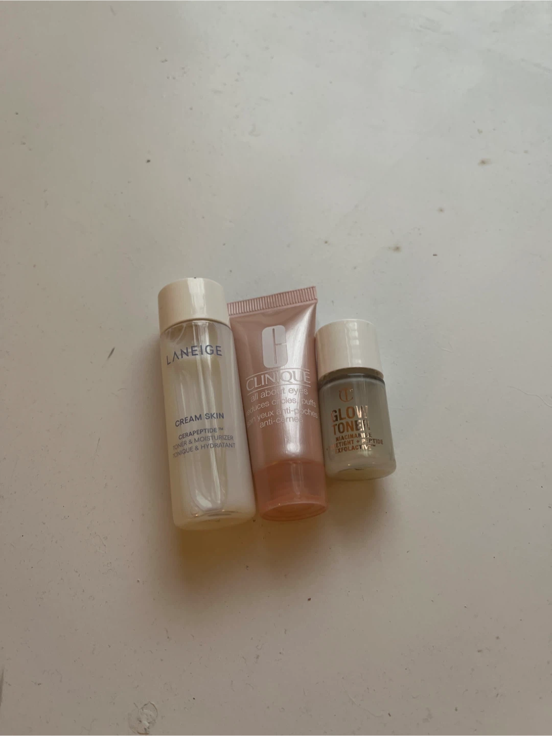 Assorted beauty samples