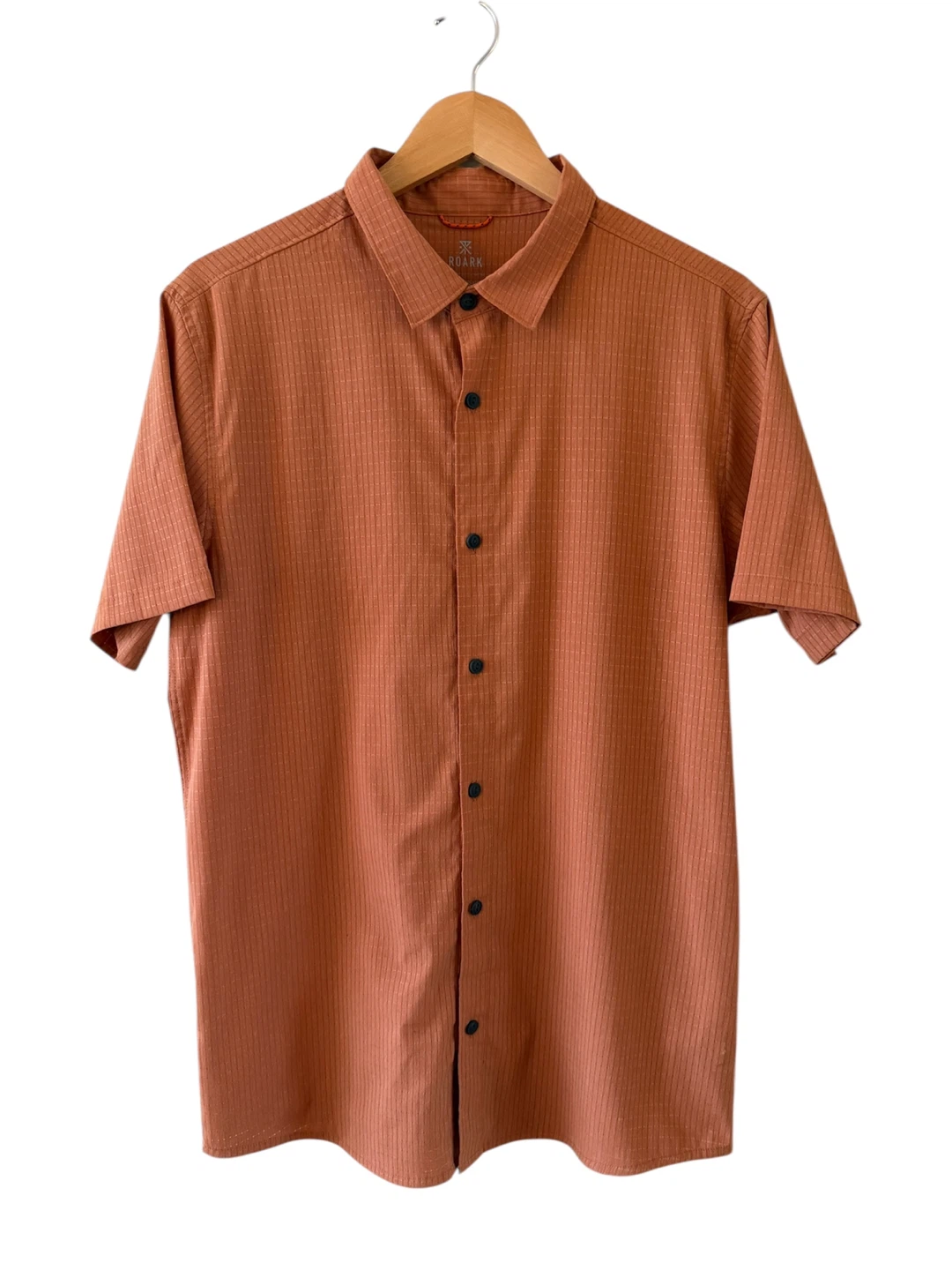Roark Men's Short Sleeve Button-Up Shirt Size M