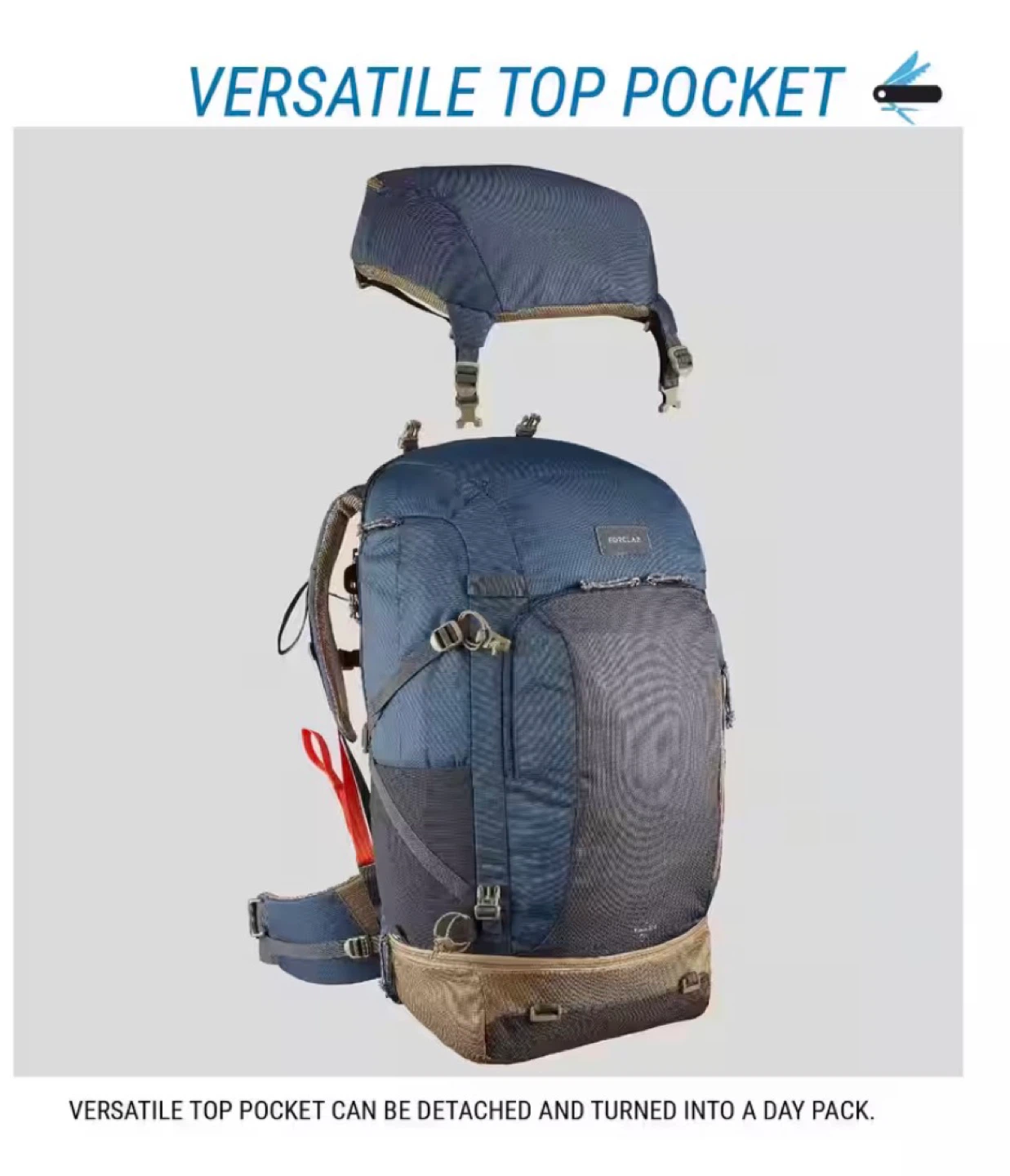 Backpack for Travel / Hiking / Backpacking 70l - photo 5
