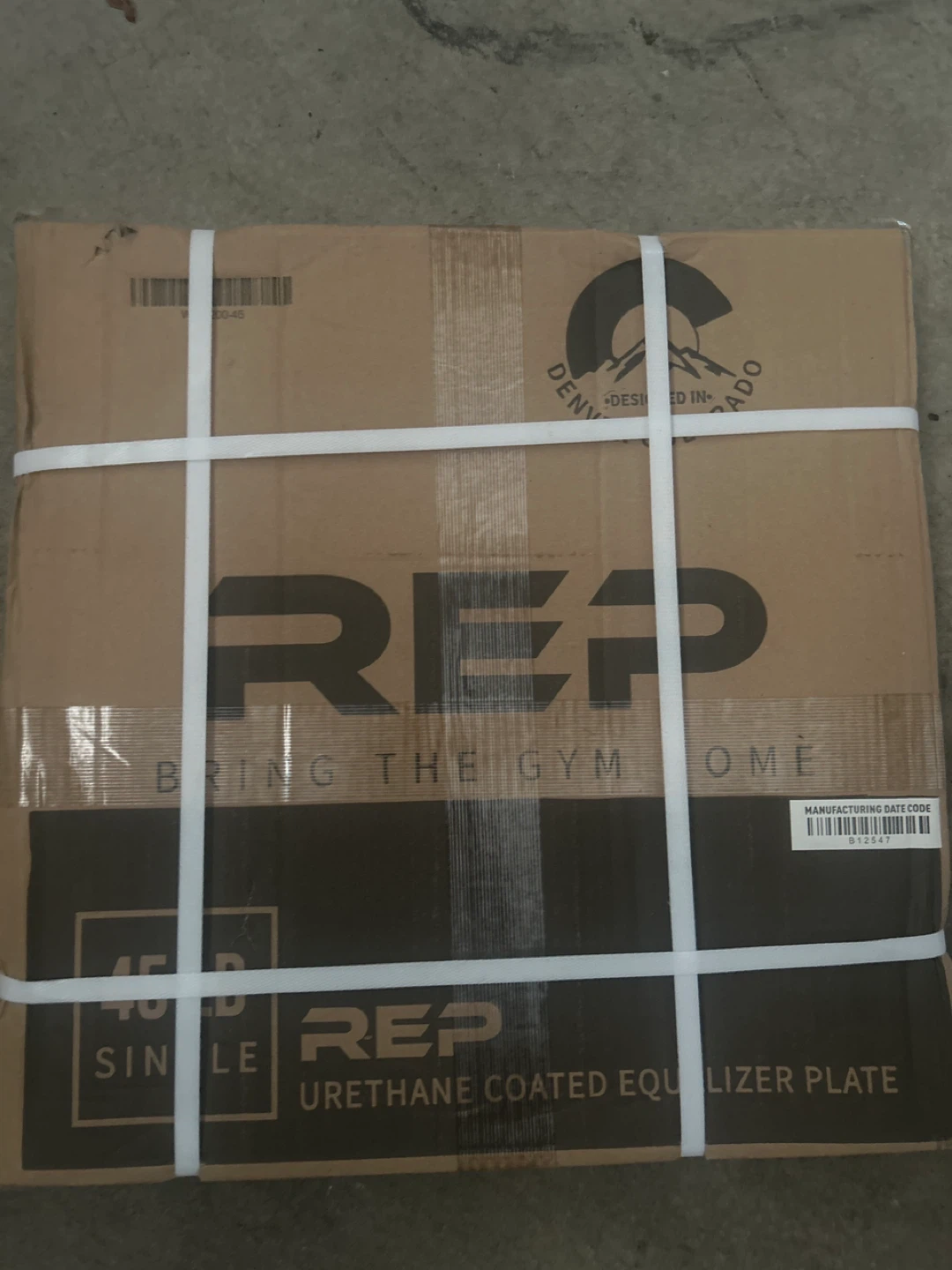 Rep Urethane Coated Equalizer Plates (45 LB Single)