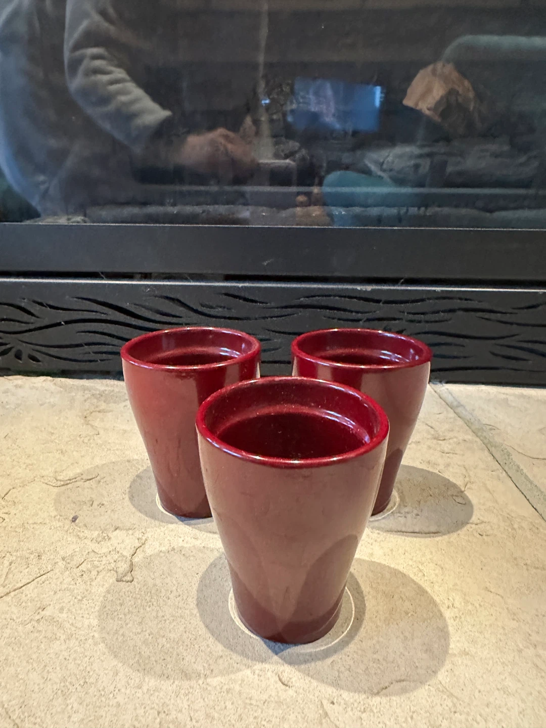 Scheurich Red Planter Pots (Set of 3)
