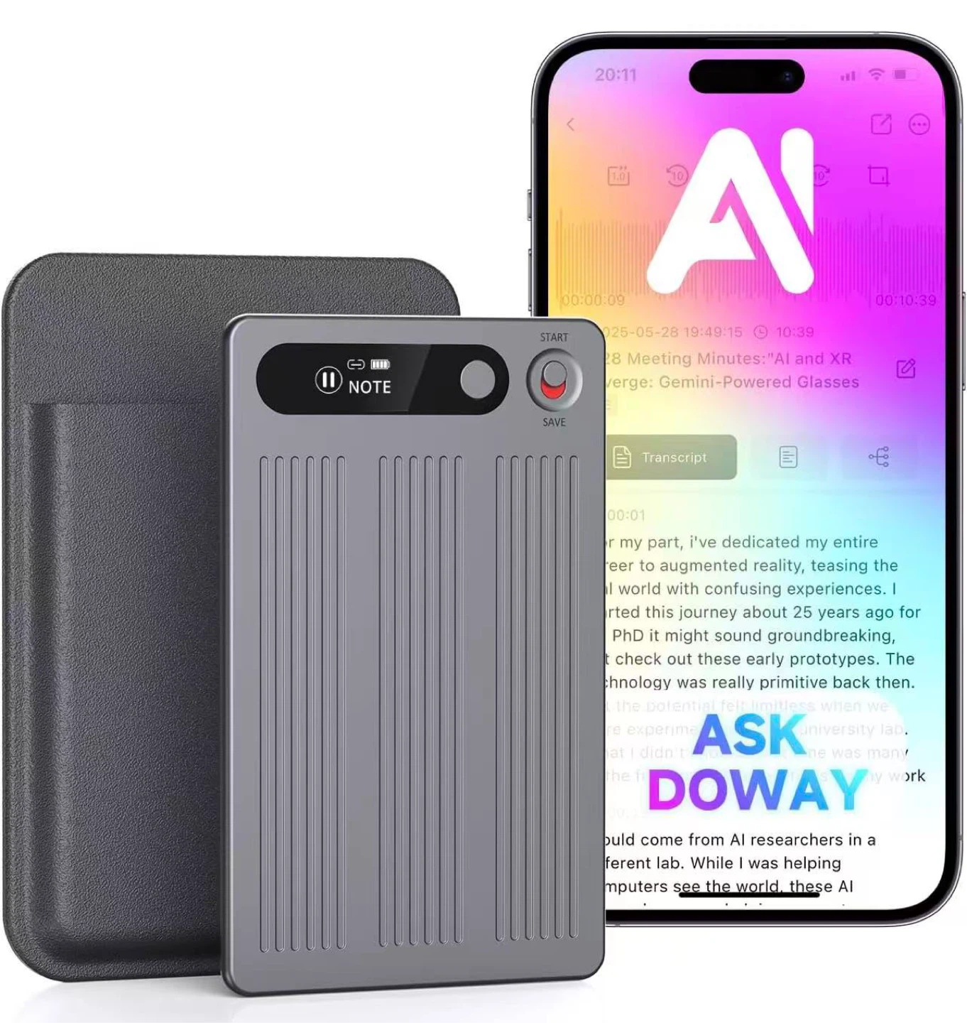 Voice Recorder with 64GB Local Storage