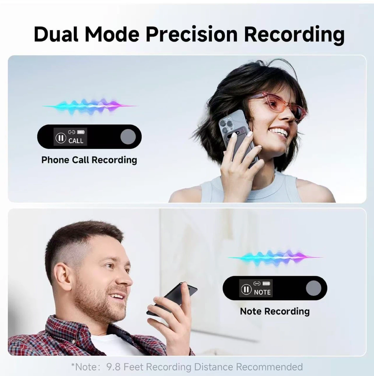 Voice Recorder with 64GB Local Storage - photo 3
