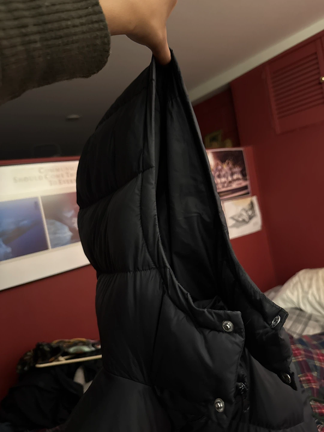 Black puffer w Hood - photo 5