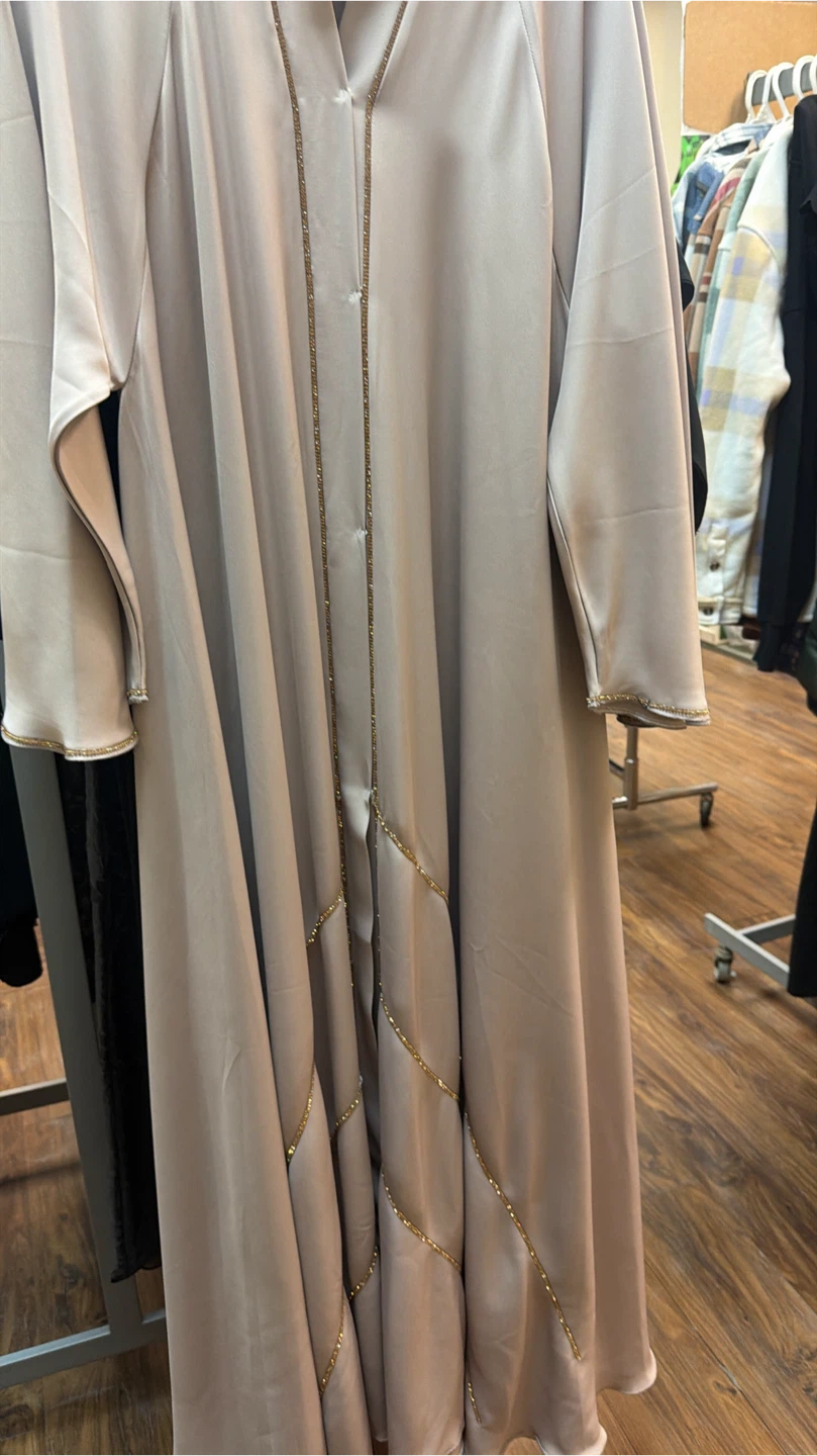 Black Abaya with Embellishments