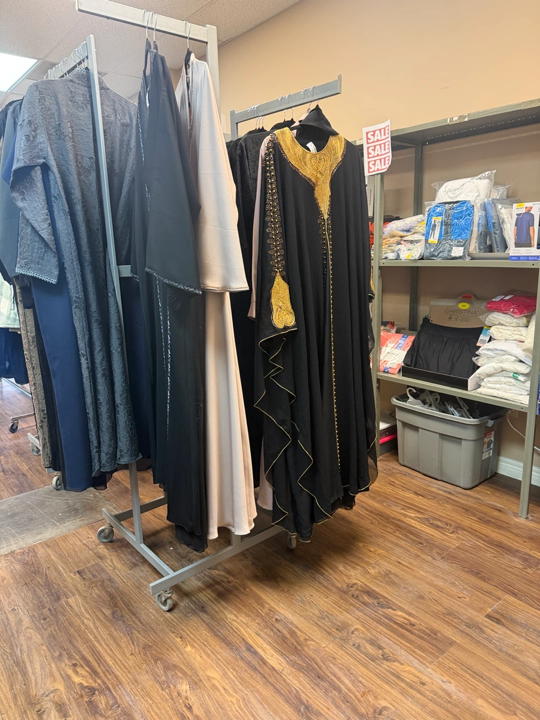 Black Abaya with Embellishments - photo 4