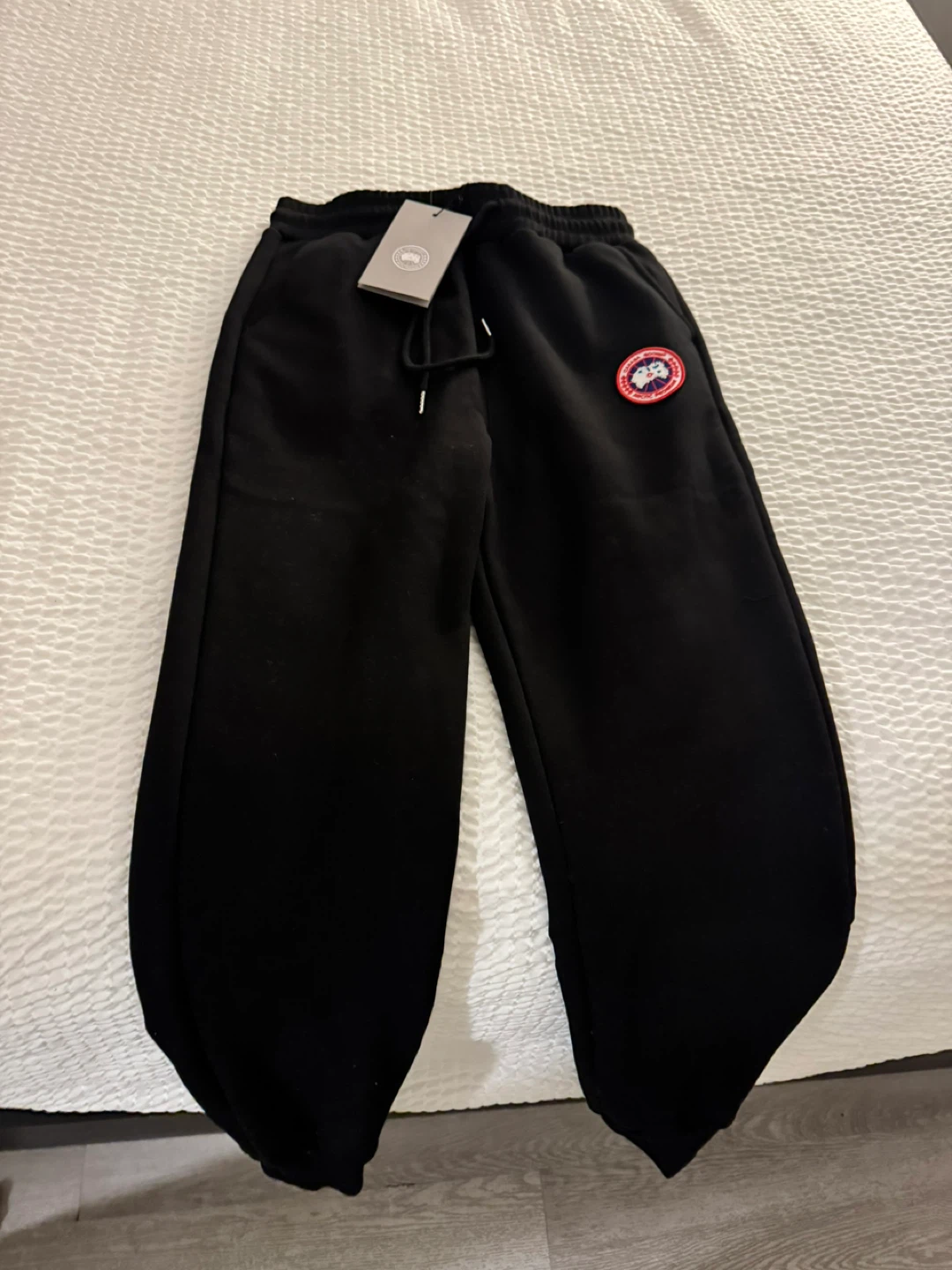 Canada Goose Black Fleece-Lined Joggers