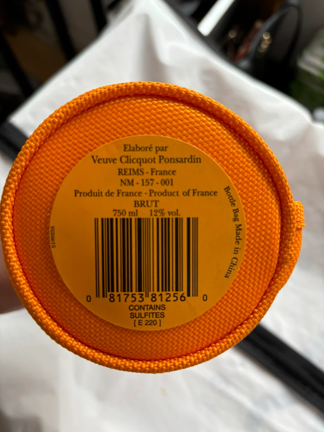 Veuve Clicquot Brut Champagne Bottle Bag - photo 2