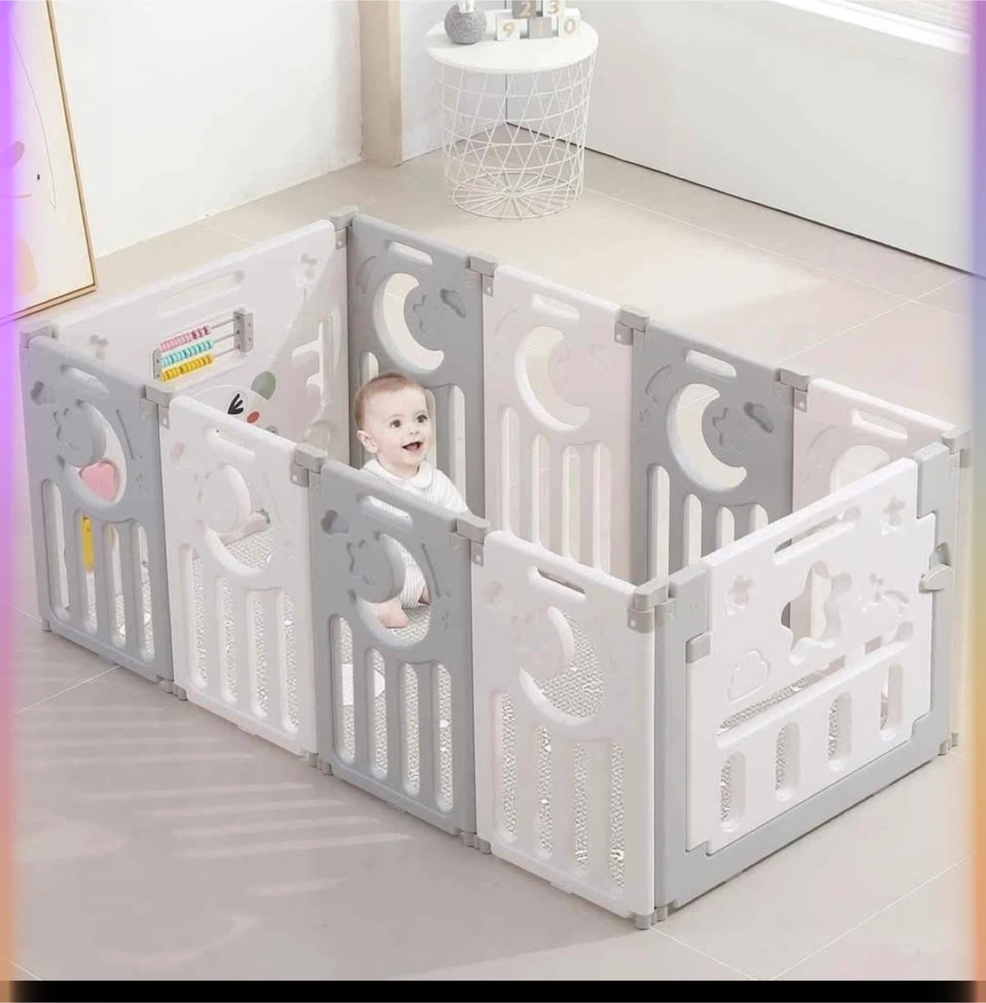Gupamiga Plastic Fence Pet Playpen