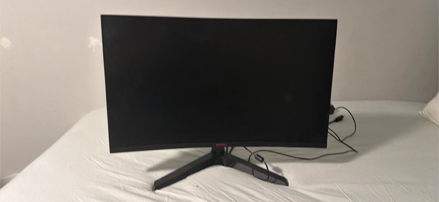 24 inch gaming monitor  1080P curved monitor works good