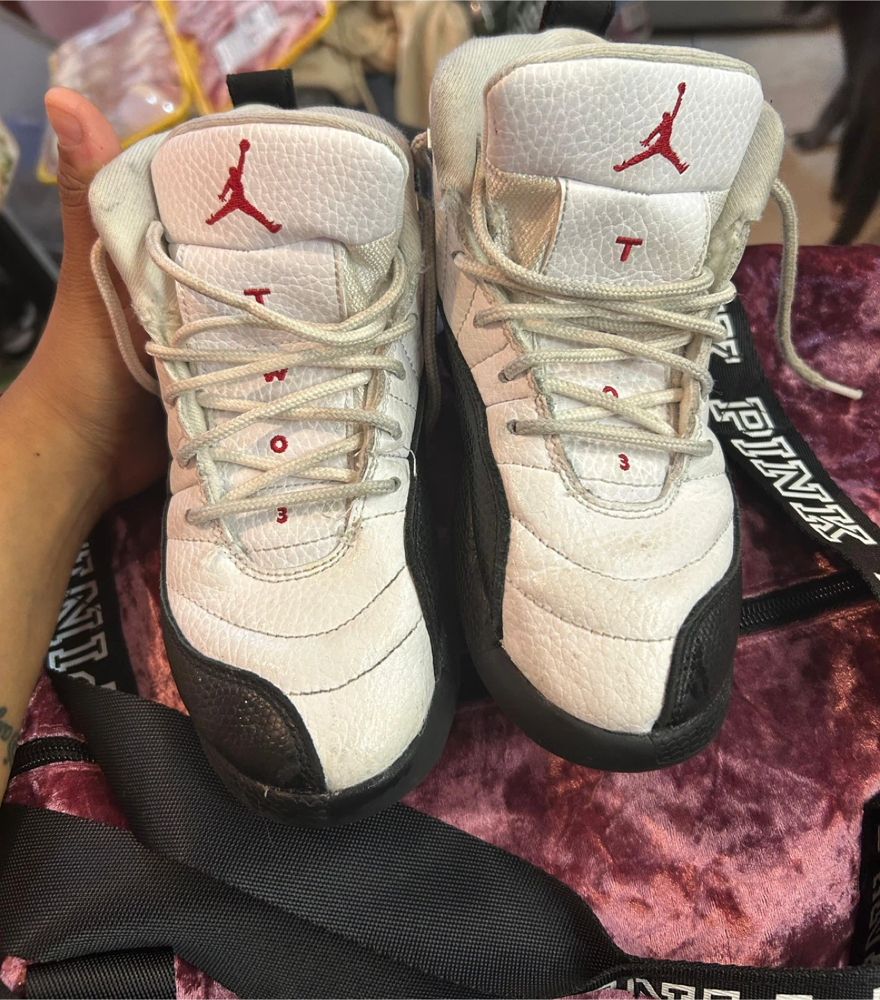 Air Jordan 12 Retro TD "Taxi" Toddler Shoes