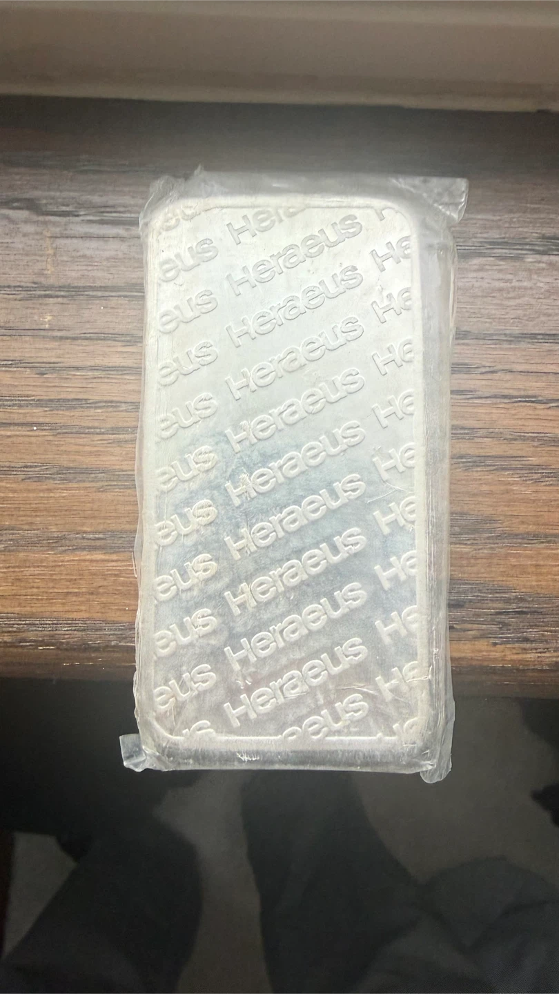 Heraeus 10 Troy Ounce 999+ Fine Silver Bar - photo 2