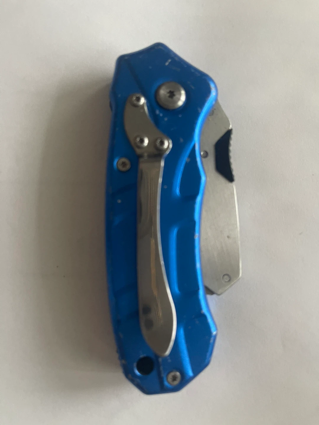 Mastercraft Blue Folding Utility Knife