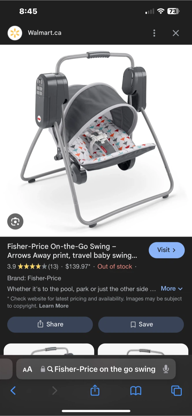 Portable swing
