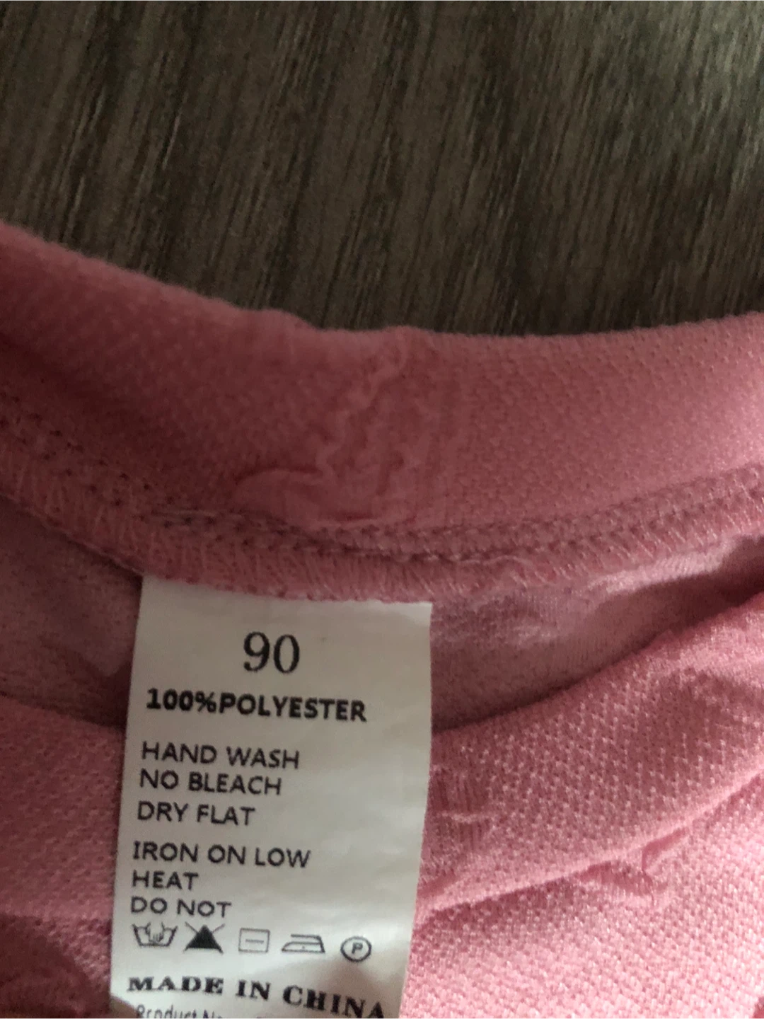 Pink baby romper with bow pattern, size 90 - photo 2