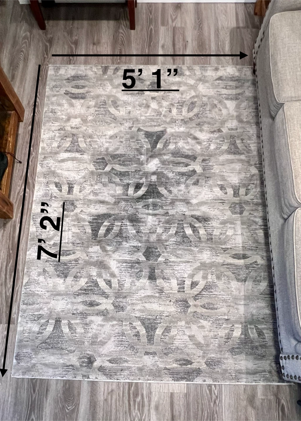 Gently used area rug. - photo 2