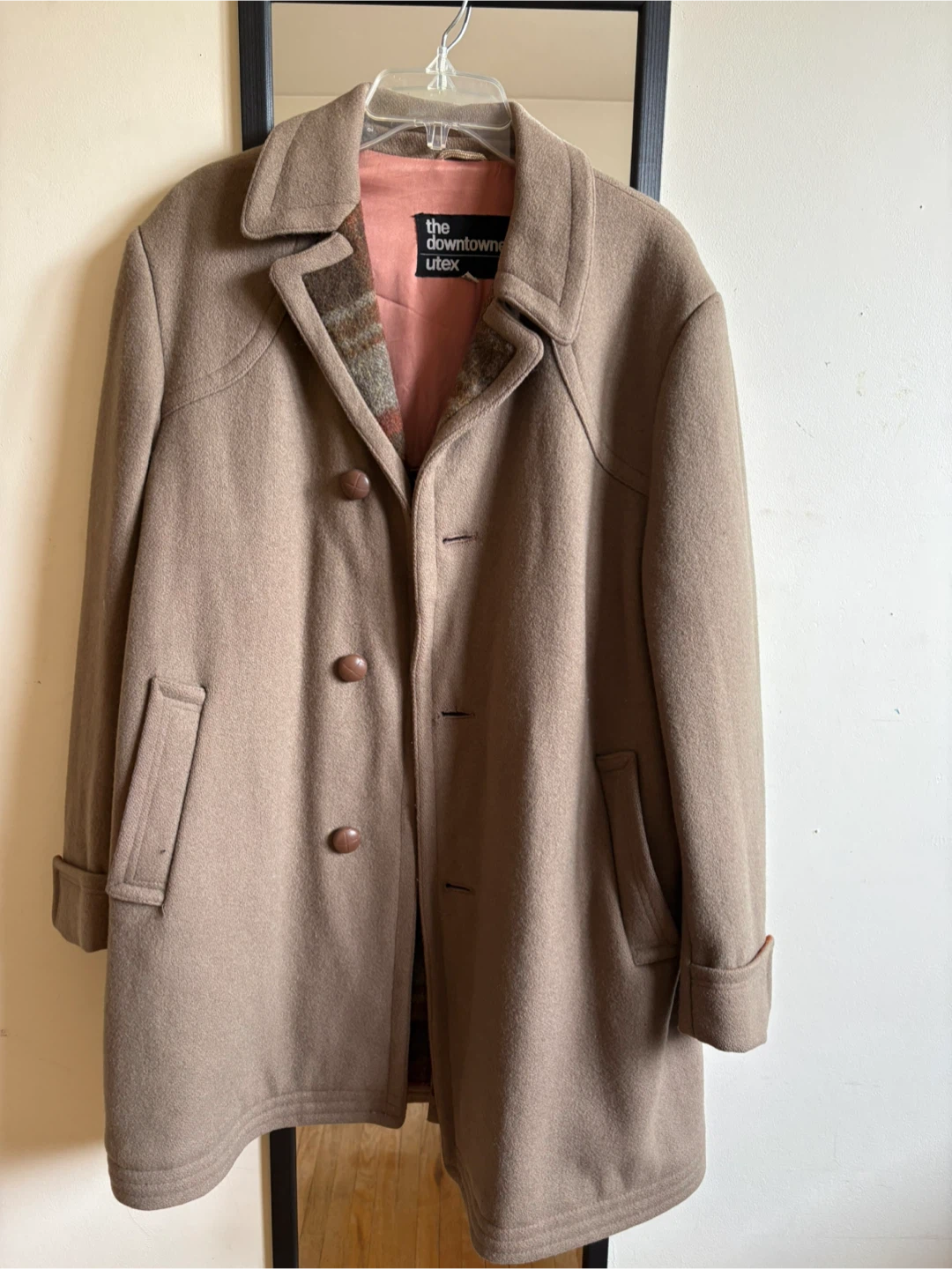 The Downtowner Utex Wool Blend Coat Size 40