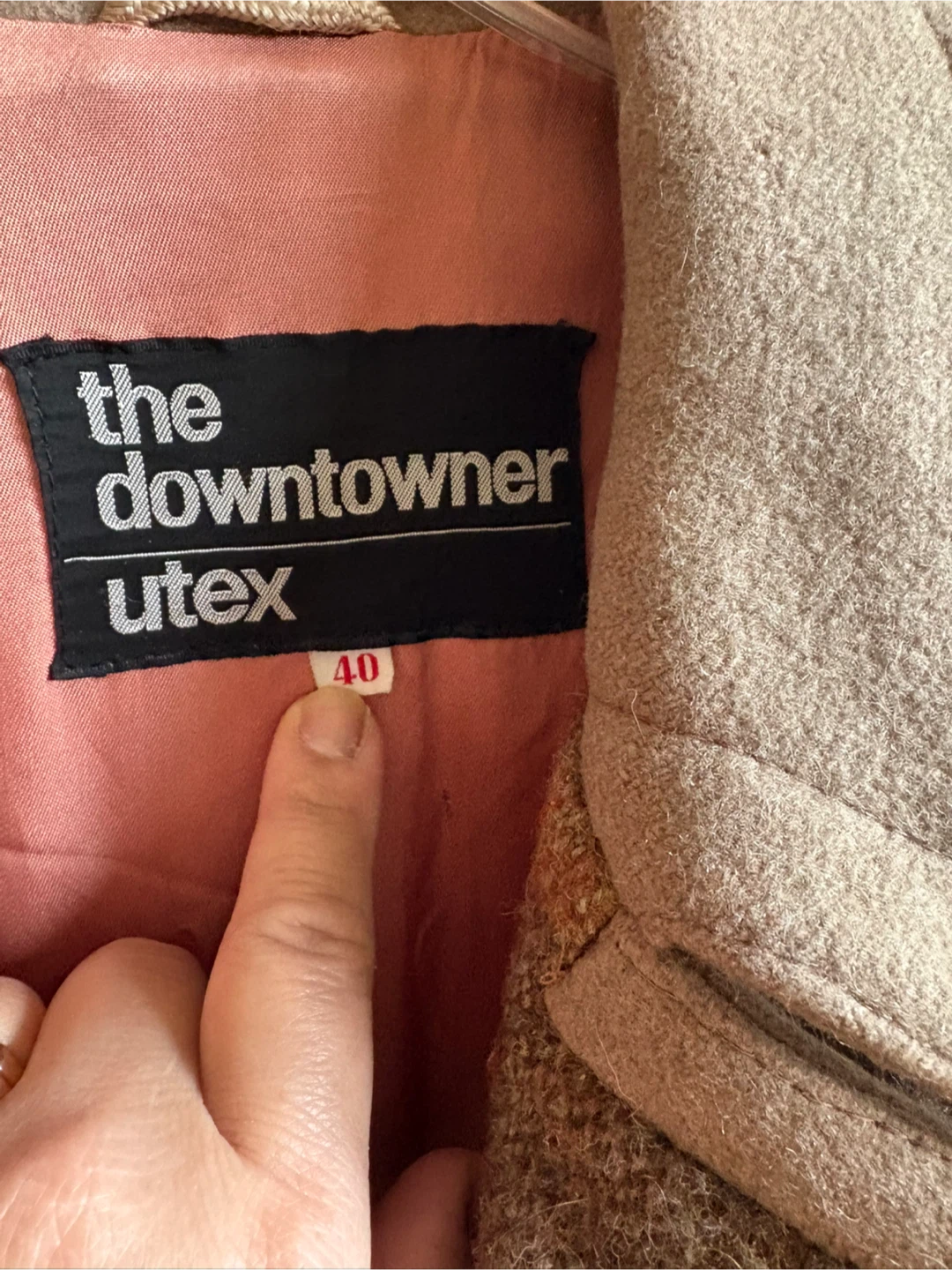 The Downtowner Utex Wool Blend Coat Size 40 - photo 2