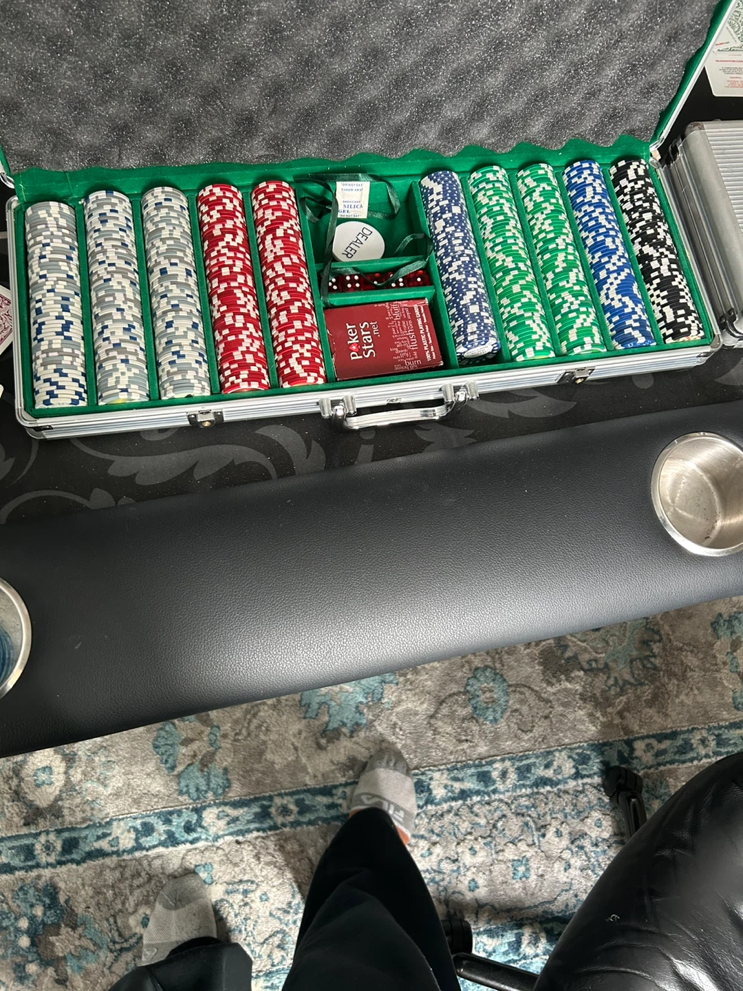 Poker Chip Set in Aluminum Case - photo 2