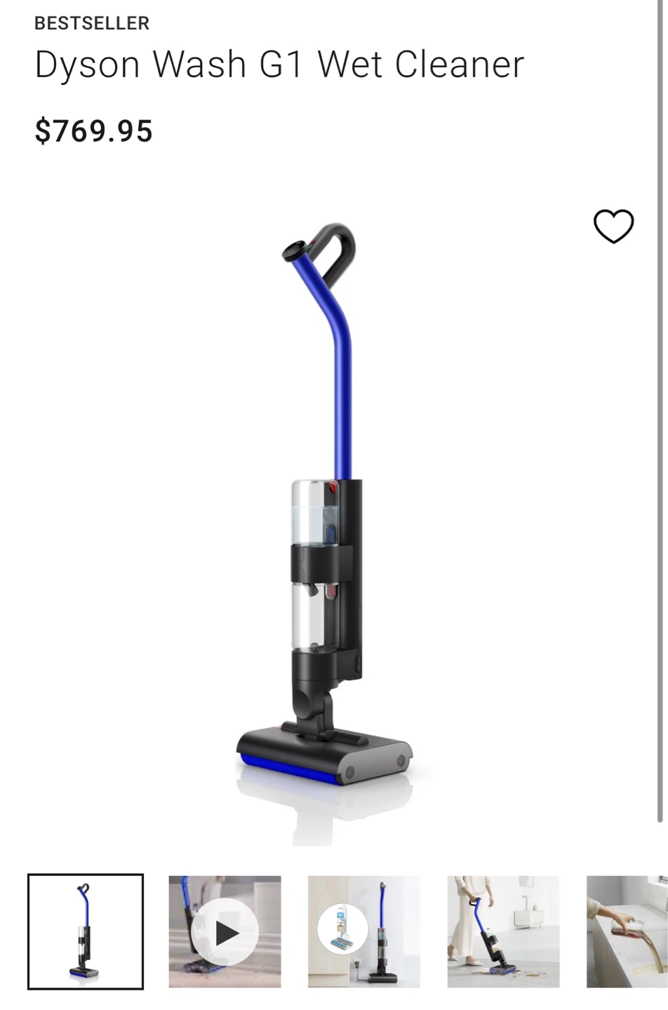 Dyson Wet Cleaner