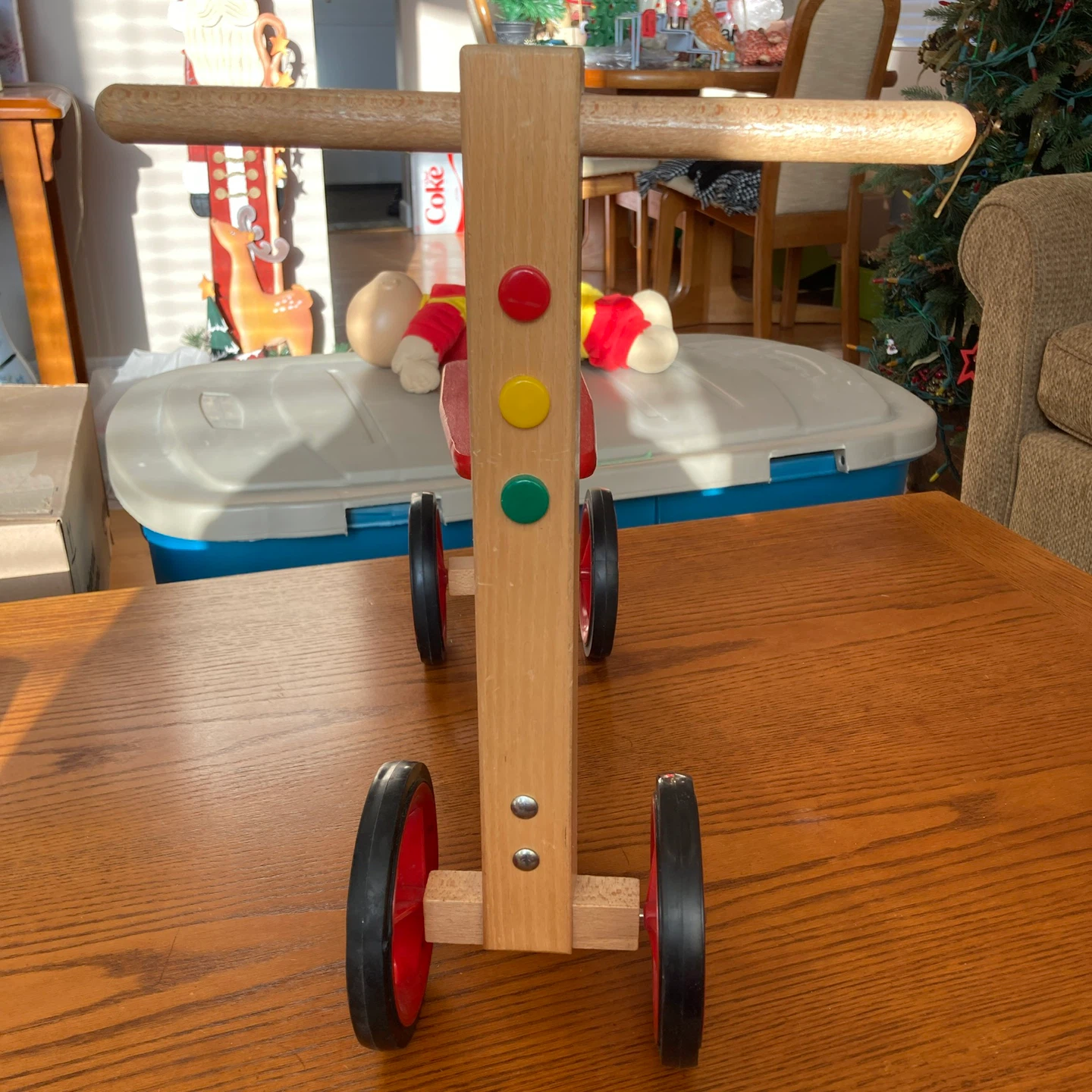 Wooden Ride-On Toy Scooter display or for doll - photo 5
