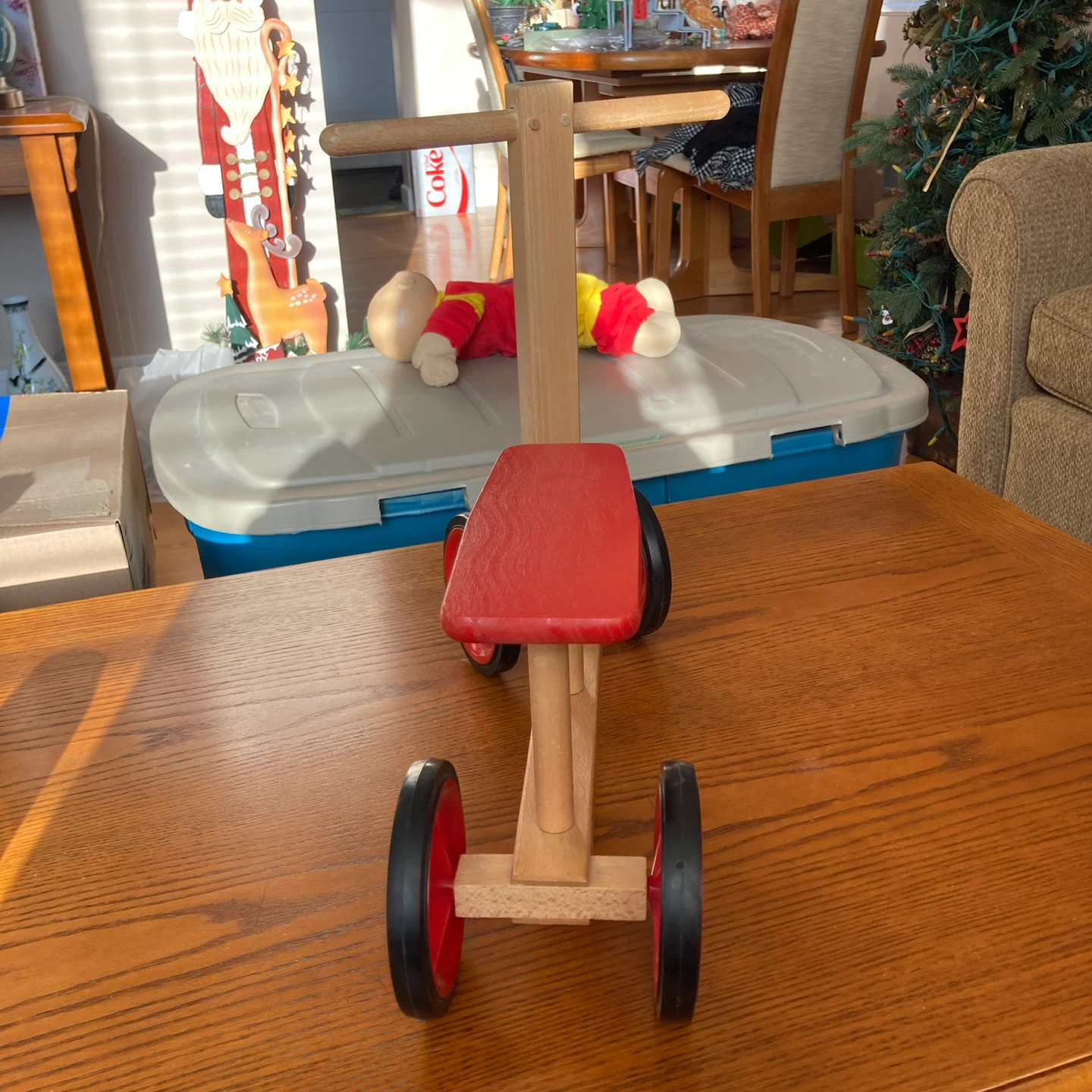 Wooden Ride-On Toy Scooter display or for doll - photo 3