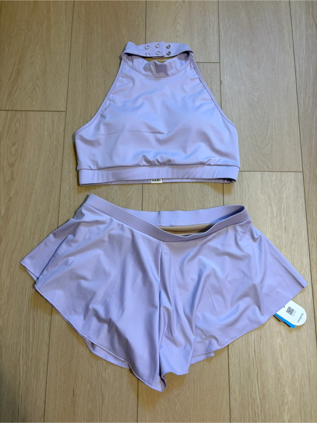 Pole wear aerial lyrical dancing short skirt flowy medium set - photo 5