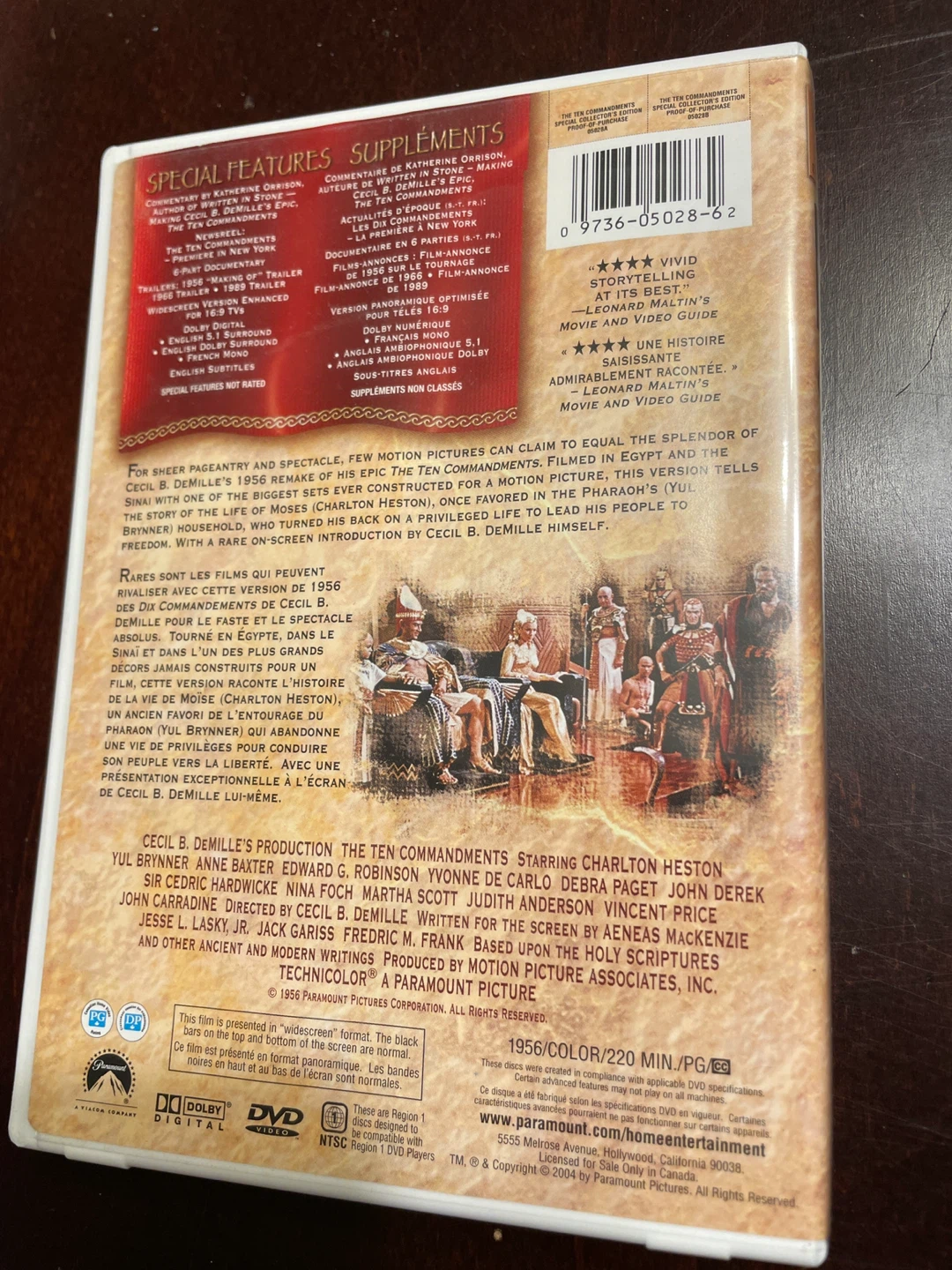 The Ten Commandments Special Collector's Edition DVD - photo 2