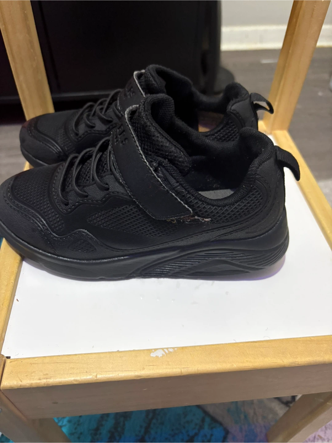 Skechers Black Velcro Sneakers - photo 2