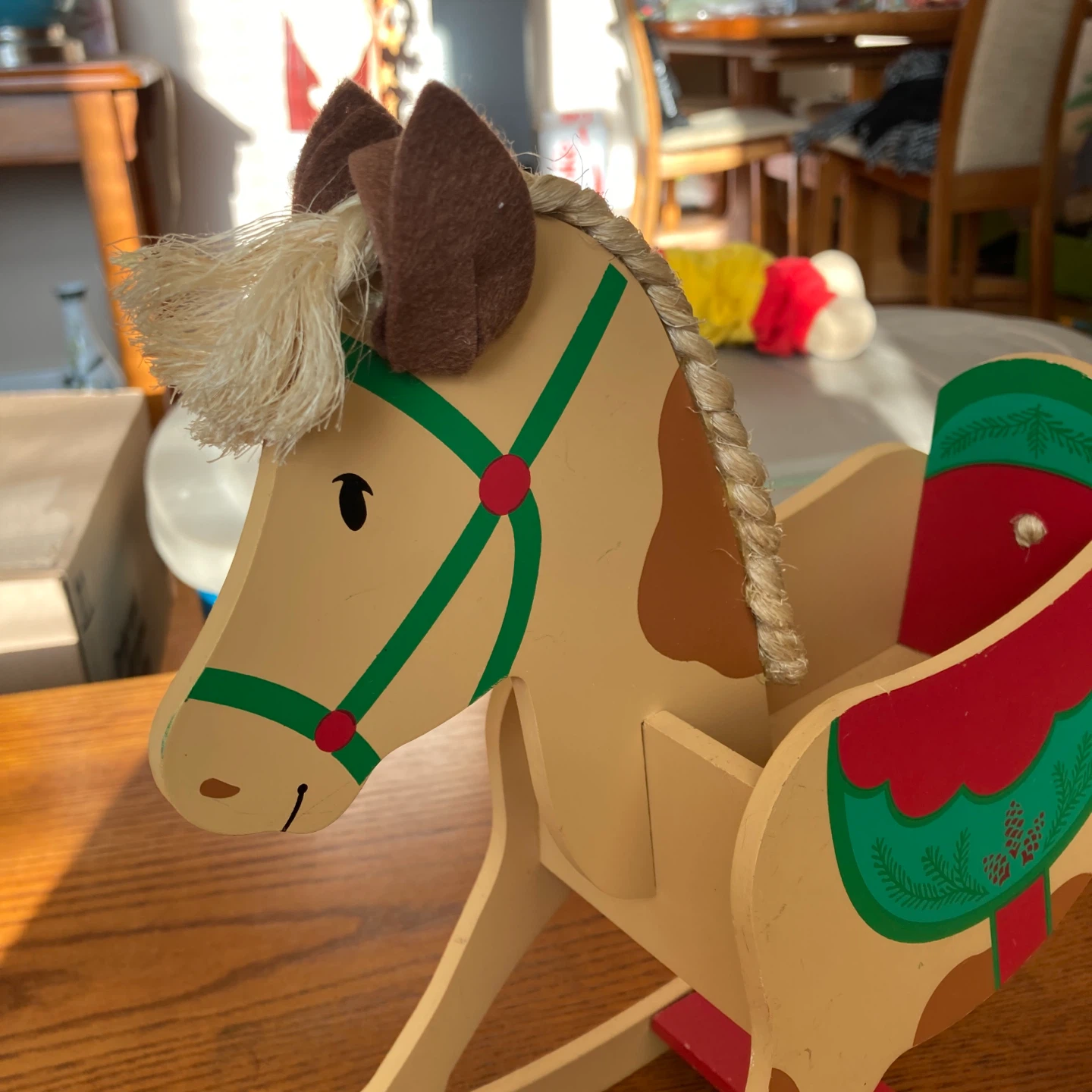 Wooden Rocking Horse Toy - photo 2