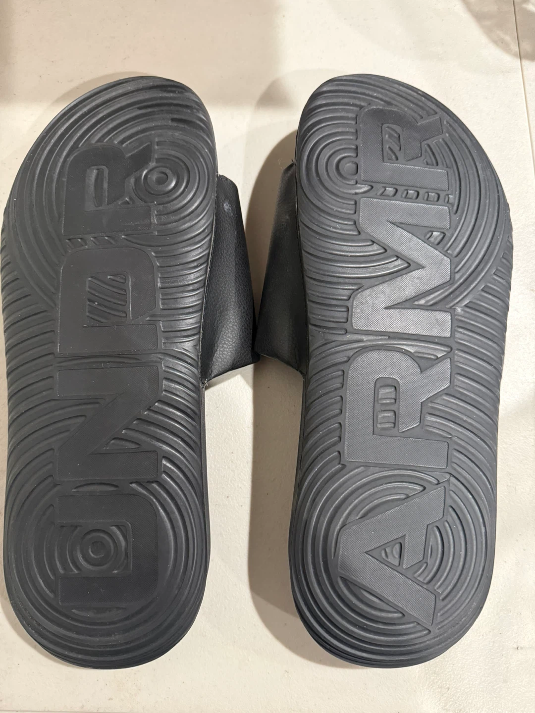 Under Armour Men's Slides Sandals Black Size 14 - photo 2