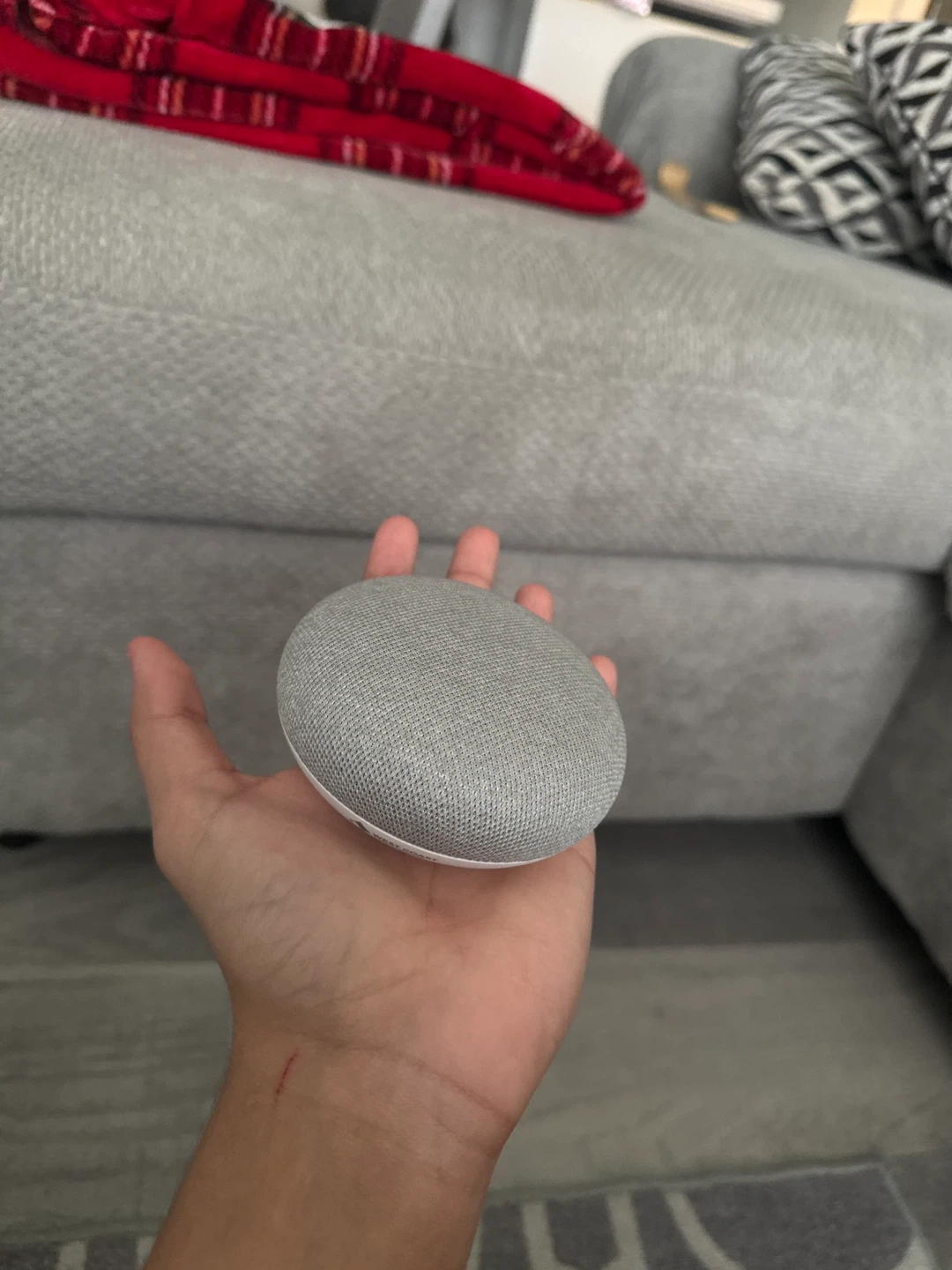 Google Home Mini Smart Speaker - Grey - photo 2