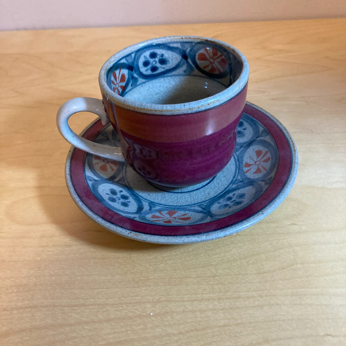 NEW Lot of 2 Ceramic Teacup and saucer sets
