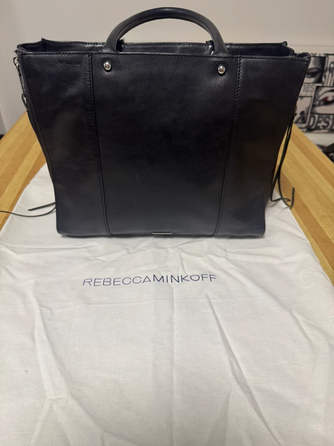 Rebecca Minkoff Black Leather Tote Bag - photo 2