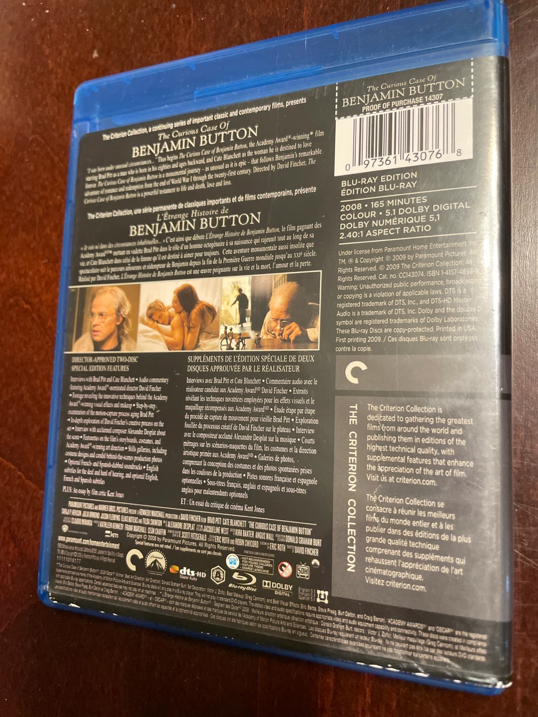 Criterion Curious Case of Benjamin Button Blu-ray - photo 2