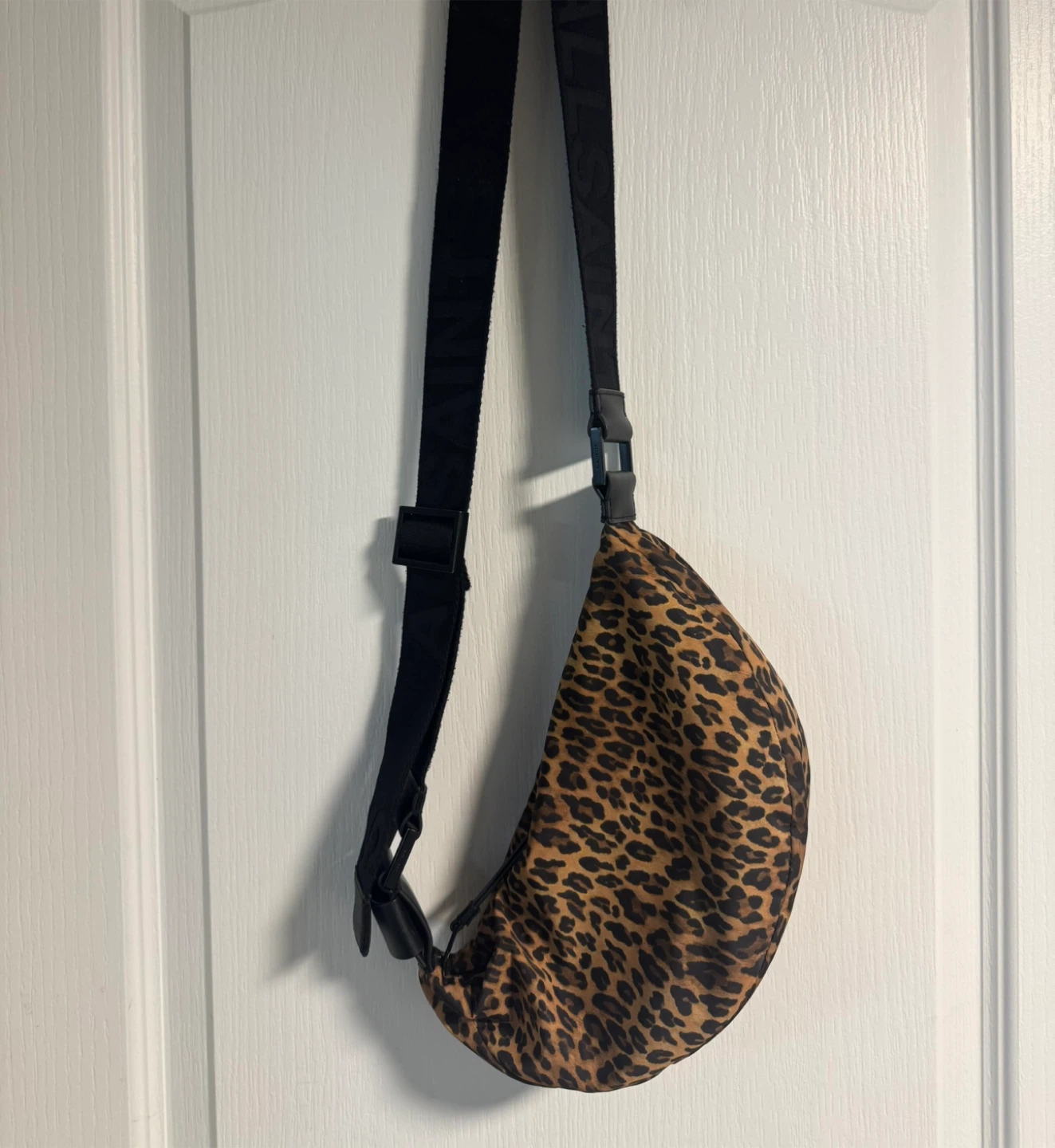 AllSaints Leopard Print Belt Bag