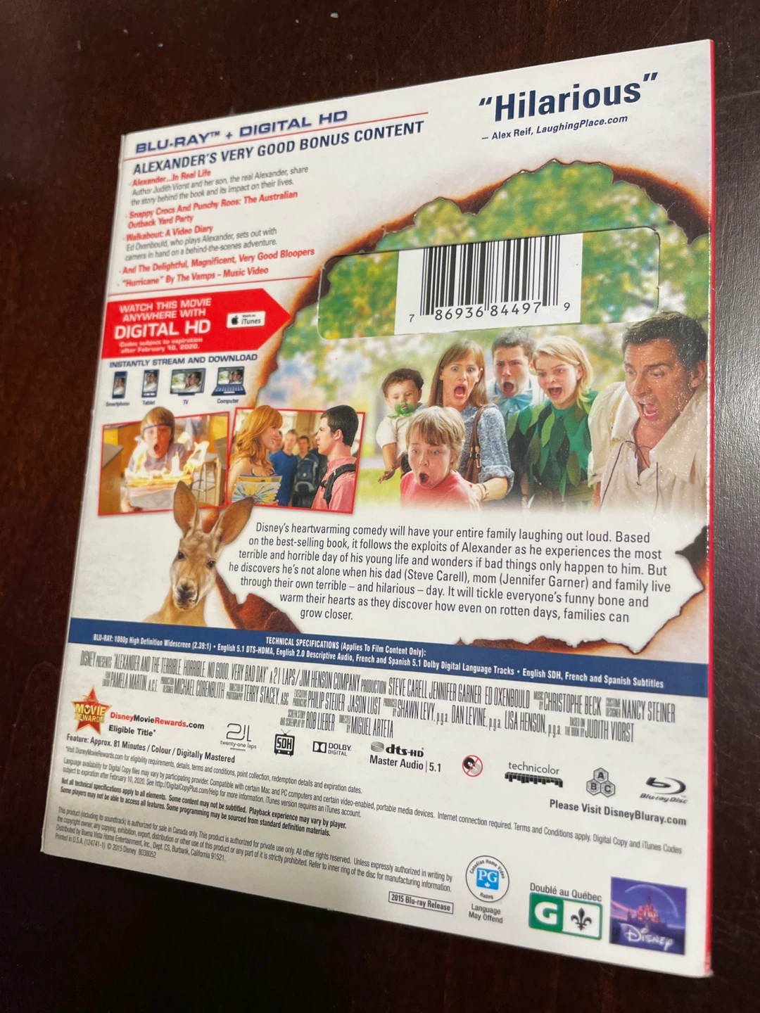 Alexander and the Terrible, Horrible… Day - Blu-Ray - photo 2