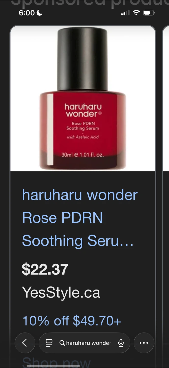 Brand new Haruharu Wonder Rose PDRN Soothing Serum 30ml - photo 3