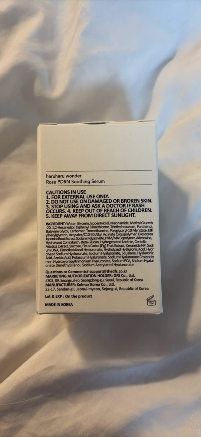 Brand new Haruharu Wonder Rose PDRN Soothing Serum 30ml - photo 2