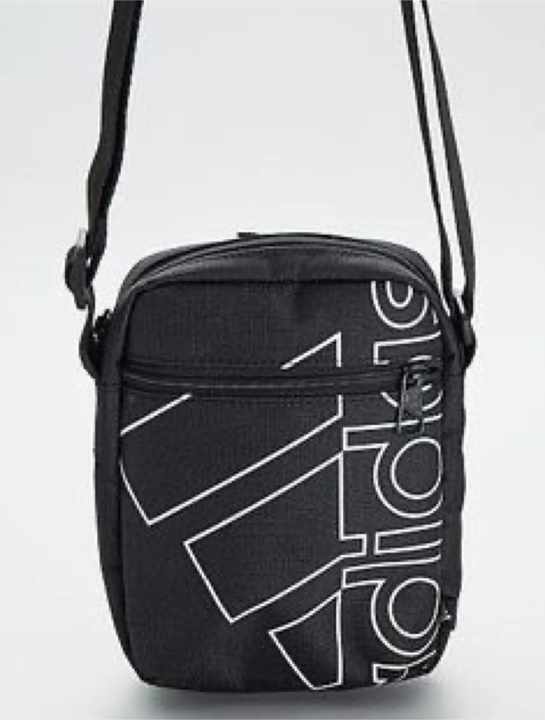 Adidas Black Crossbody Bag with Large Logo