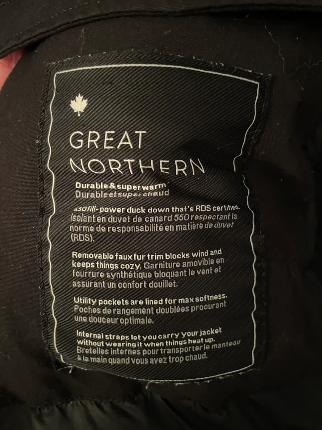 Ladies MEC Great Northern Down Parka - Womens Medium - Black - photo 4